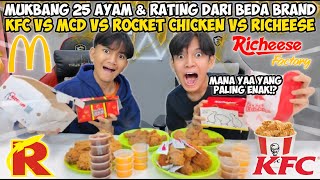 24 JAM CUMA BOLEH MAKAN AYAM UPIN IPIN LANGSUNG MUKBANG BELI 25 PCS AYAM SEKALIGUS😱 [upl. by Kcirddehs]