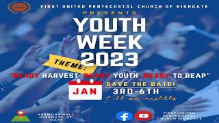 YOUTH WEEK 2023  Wednesday January 4 2023 [upl. by Luelle]