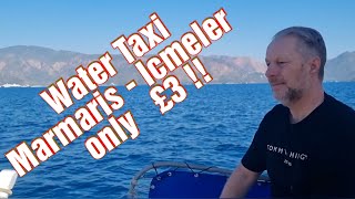 MARMARIS  ICMELER WATER TAXI  CHEAP BOAT CRUISE [upl. by Azilanna]