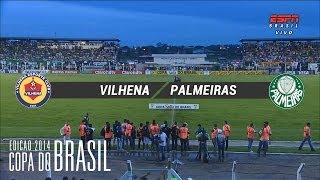 Gol  VilhenaRO 0 x 1 PalmeirasSP  Copa do Brasil 2014  12032014 [upl. by Savell]