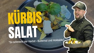 Herbstlicher Genuss Kürbissalat mit Hokkaido Butternut Mango amp Ziegenkäse [upl. by Zoie]