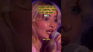 Sabrina Carpenter covers Good Luck Babe by Chappell Roan 🔥 sabrinacarpenter chappellroan cover [upl. by Riek]