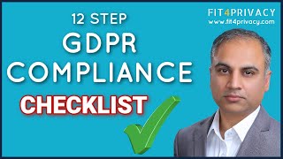 GDPR Compliance Checklist  A 12 Step Guide for you [upl. by Schulein]