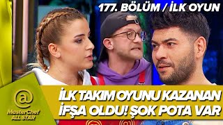 MASTERCHEF ALL STAR İLK TAKIM OYUNU KAZANAN İFŞA DİLARA TAHSİN ESRA POTA 177 BÖLÜM CANLI İZLE TV 8 [upl. by Nyvek463]