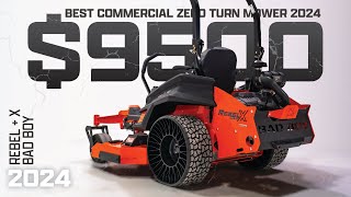 Best Commercial Zero Turn Mower  ALL NEW 2024  Bad Boy Rebel and Rebel X [upl. by Trebron]