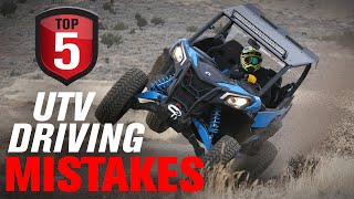 Top 5 UTV Driving Mistakes amp Tips To Avoid Them [upl. by Accissej425]