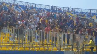 Everton vs U de Chile Los De Abajo canción y segundo gol de la U 30102016 [upl. by Gard370]