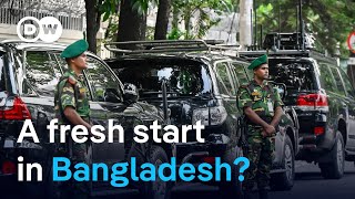 New Bangladesh leader vows to call elections within months  DW News [upl. by Elmira443]