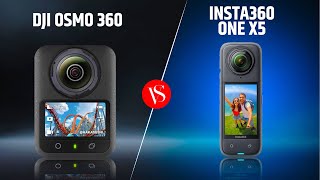 DJI OSMO 360 VS INSTA360 X5  Gopro MAX Killer [upl. by Rebak]