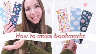 How To Make Bookmarks 📔 full process DIY Bookmarks to sell on etsy [upl. by Jotham]