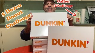 Shants 5 Dozen Dunkin Donut Challenge [upl. by Jarietta]