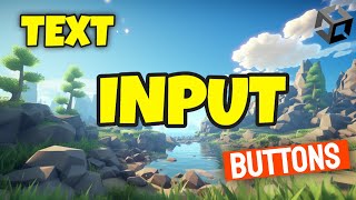 How to use Text Input amp Buttons in your Game  UNITY 101 [upl. by Krista266]