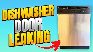 Frigidaire Dishwasher Leaking From Bottom of Door [upl. by Kcirdorb61]