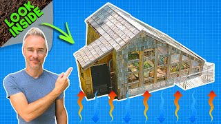 Update 2 on my DIY GEOTHERMAL Greenhouse [upl. by Retsbew]