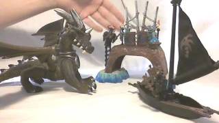 Megabloks Dragons Video Review Raiders Sea Assault Français [upl. by Ecidnac]