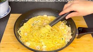 Creamy Shrimp Pasta  Easy Pasta Recipe 4K [upl. by Seaden]