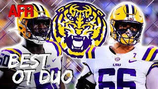 Proof LSU OT Will Campbell Emery Jones Are BEST DUO In CFB [upl. by Peder]