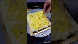 Filling of a rasmalai cake short [upl. by Eanad]