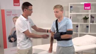 medi Arm fix® Schultergelenkorthese anlegen  Anleitung für medizinisches Fachpersonal [upl. by Avron]