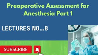 preoperative Assessment for Anesthesia  patient History taking [upl. by Prowel]