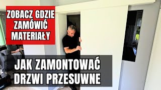 Jak Zamontować Drzwi Przesuwne [upl. by Refeinnej]