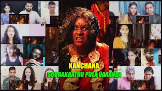 Soorakaathu pola varanda song   Reaction mashup  Movie kanchana  Raghava Lawrence [upl. by Nhtanhoj585]