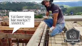 Dicas para sua laje maciça Técnicas da Construção civil [upl. by Alyose72]