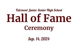 FHS 2024 Hall of Fame Ceremony [upl. by Levey]