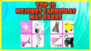 Top 10 carreolas MÁS raras en adopt me descubre si tienes alguna ☃︎ [upl. by Akcinat93]