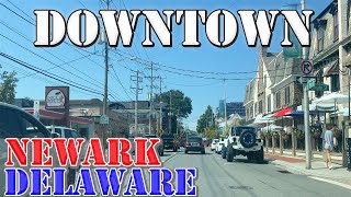 Newark  Delaware  4K Downtown Drive [upl. by Lleuqram]