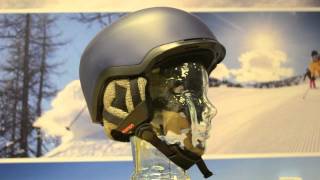 2015 Salomon Hacker Ski Helmet  midnight blue 360° View  Sail and Ski [upl. by Llertniuq327]