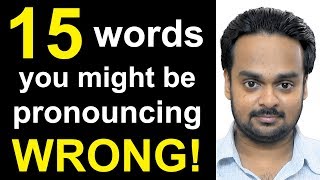 10 English Words Youre Probably Mispronouncing [upl. by Gage84]