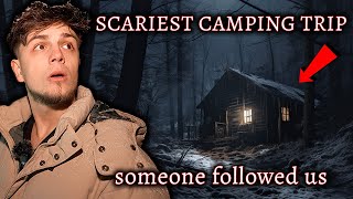 MOST HAUNTED CABIN IN THE WOODS CAMPING TRIP  TRAPPED DURING SNOWSTORM  WE WERE NOT ALONE [upl. by Toft]