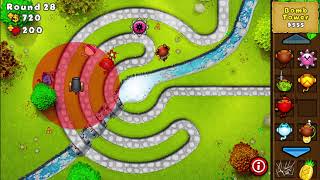 Bloons TD 5 10 Year Anniversary Park Path Easy Mode [upl. by Ailegra4]