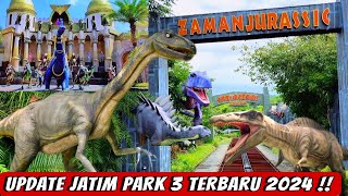 JATIM PARK 3‼️ DINO PARK TERBARU 2024 DAN MILENIAL GLOW GARDEN  WISATA PALING POPULER DI MALANG‼️ [upl. by Sylirama]