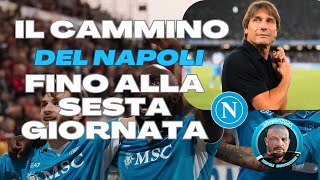 ⚽️IL CAMMINO DEL NAPOLI FINO ALLA SESTA GIORNATA👕 [upl. by Nudnarb]