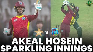 Akeal Hosein Sparkling Innings  Pakistan vs West Indies  3rd ODI 2022  PCB  MO2L [upl. by Wang]