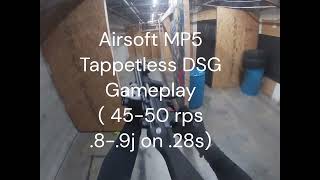 Airsoft DSG Tappetless MP5 Gameplay [upl. by Wandie493]