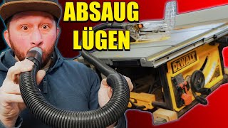 WAS dir KEINER zum Thema ABSAUGUNG sagt … Das geht so nicht [upl. by Glassco134]