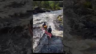 Burntwood Rapids drone follow On the Manigatogan River exploremanitoba [upl. by Tebzil777]