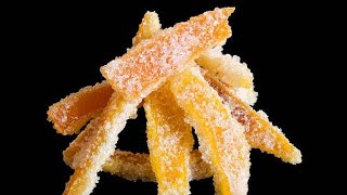 Candied Orange Peel  Easy to make  Perfect homemade recipe [upl. by Reeba]