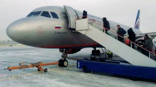 ПЕРЕЛЁТ ПЕРМЬ  МОСКВА Аэрофлот Airbus A320 [upl. by Aicatsanna681]