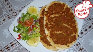 Rezept Lahmacun  Ahmet Kocht  türkisch kochen  Folge 29 [upl. by Hartmunn]