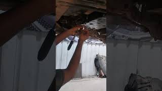 Part  1 E250 gear oil drain automobile gearoil youtubeshorts benz [upl. by Nonek629]