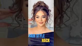 Hair style hack ⚡hairstyle haircut hairlook hairstylehack viralvideo shorts ytshort [upl. by Sedruol919]