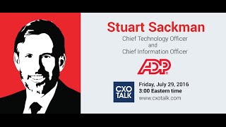 184 HCM and Digital Transformation with Stuart Sackman CTO and CIO ADP [upl. by Alemat]