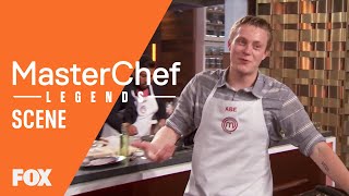 Abe Trying To Avoid Elimination  Season 11 Ep 6  MASTERCHEF [upl. by Hatfield]