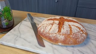 MA MEILLEURE MICHE DE PAIN COMPLET MAISON  5 INGREDIENTS [upl. by Atneciv]