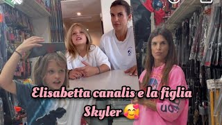 la canalis e GUARDATE la figlia SYLER 😍 [upl. by Vedis]