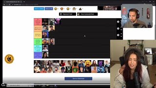 Valkyrae reacts to LordKebuns Malding Tier List [upl. by Aneeres]